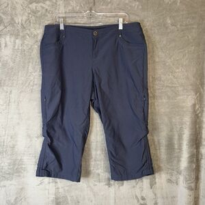 Kuhl Women's Trekr Kapri Hiking Capri Size 16 Blue Outdoor Nature Camping